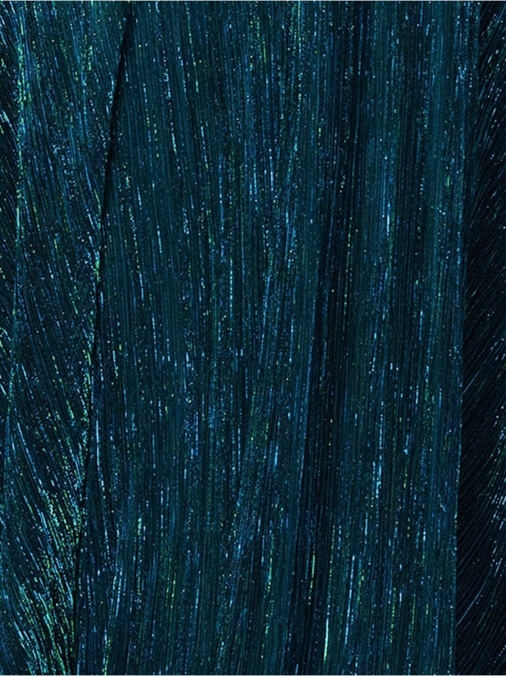 BETSY & ADAM Crinkle-Texture Sheer Long Sleeve Evening Gown in Jade Size 6. NWT. - Picture 6 of 12